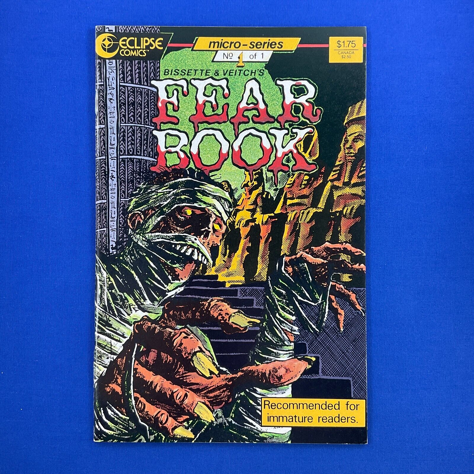 Fear Book #1 Steve Bissette and Rick Veitch Eclipse Comics 1986 Indie Horror