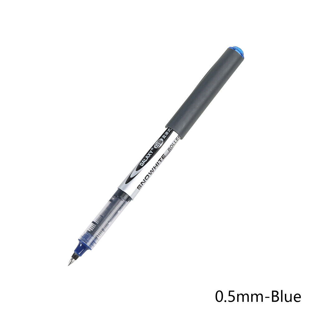 2x Fine Nib Gel Pen Student School Ballpoint Big Ink Capacity Office Accessories