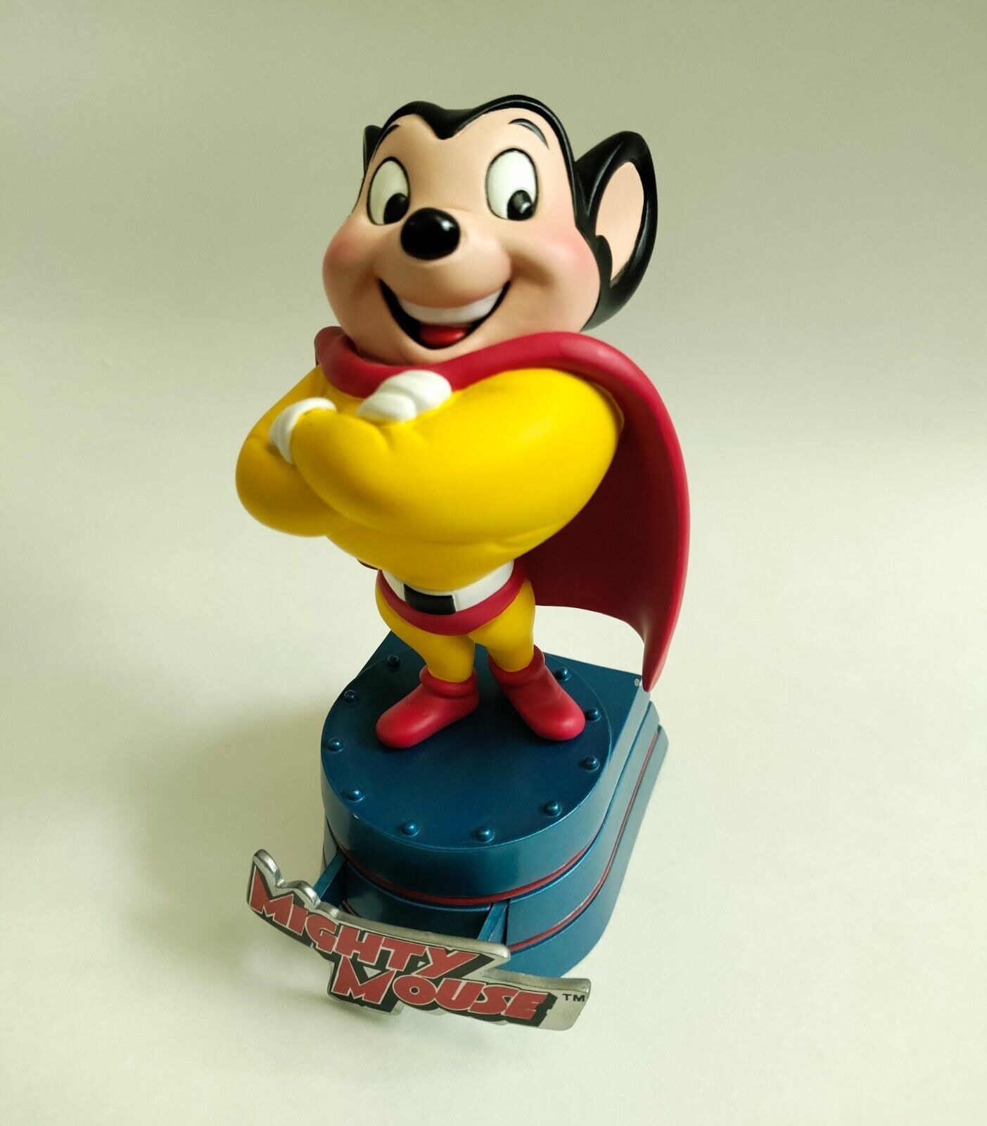 Mighty Mouse Electric Tiki Maquette Statue Terrytoons Superhero Comics DAMAGED