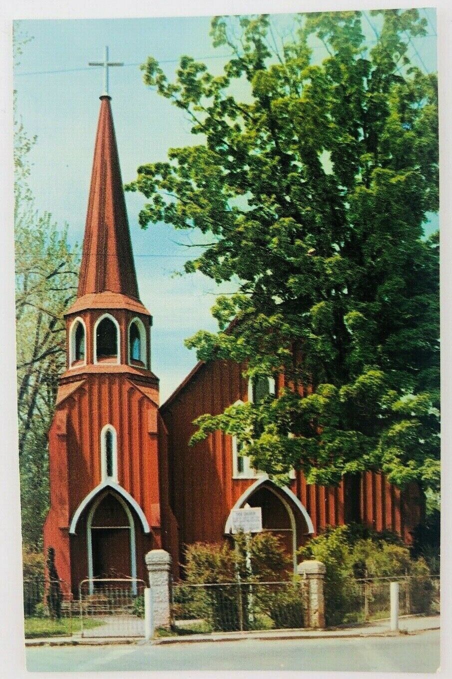 Vintage Sonora California CA St. James Episcopal Church Postcard 