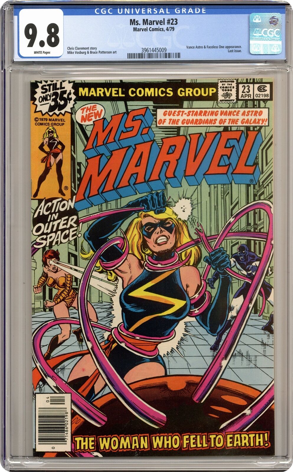 Ms. Marvel #23 CGC 9.8 1979 3961445009