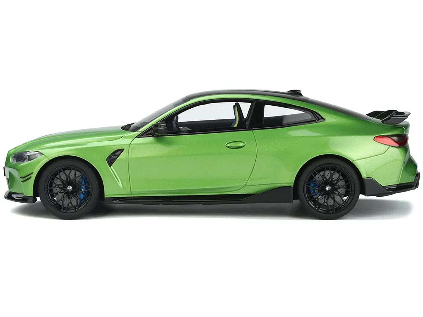 BMW M4 (G82) M Performance Green Metallic with Black Top 1/18 Model Car