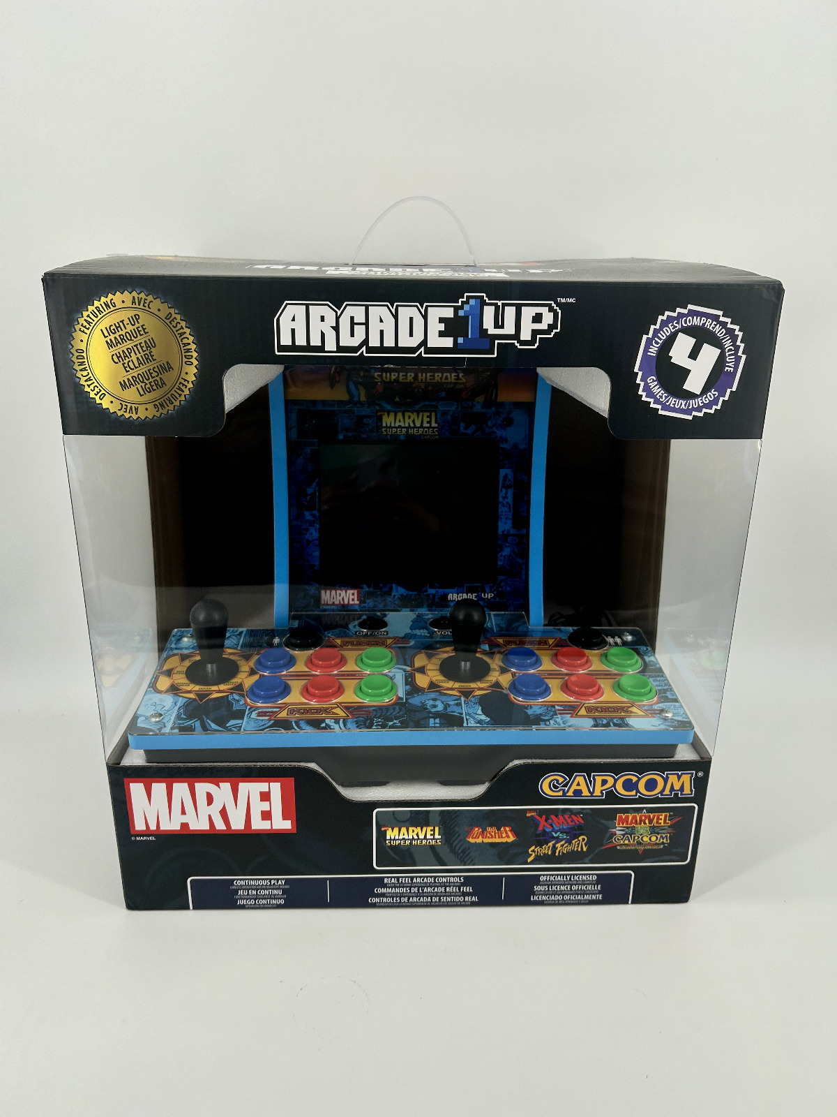 Marvel Capcom Super Heroes 2 - Arcade1UP Countercade - 4 Games