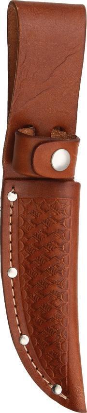 Brown Leather Sheath For Straight Fixed Blade Knife Up To 4\