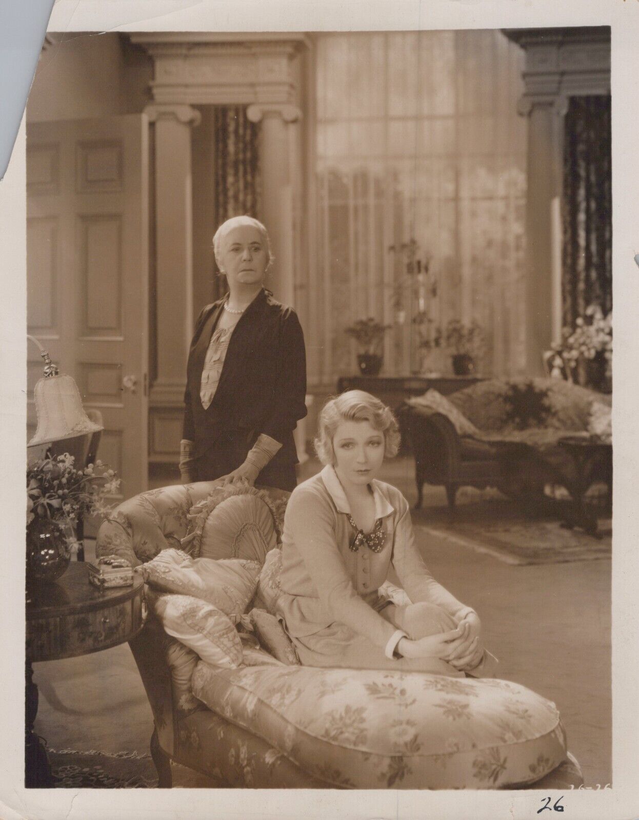 Ina Claire + Louise Closser Hale in Rebound (1931) ❤ Vintage Photo K 372