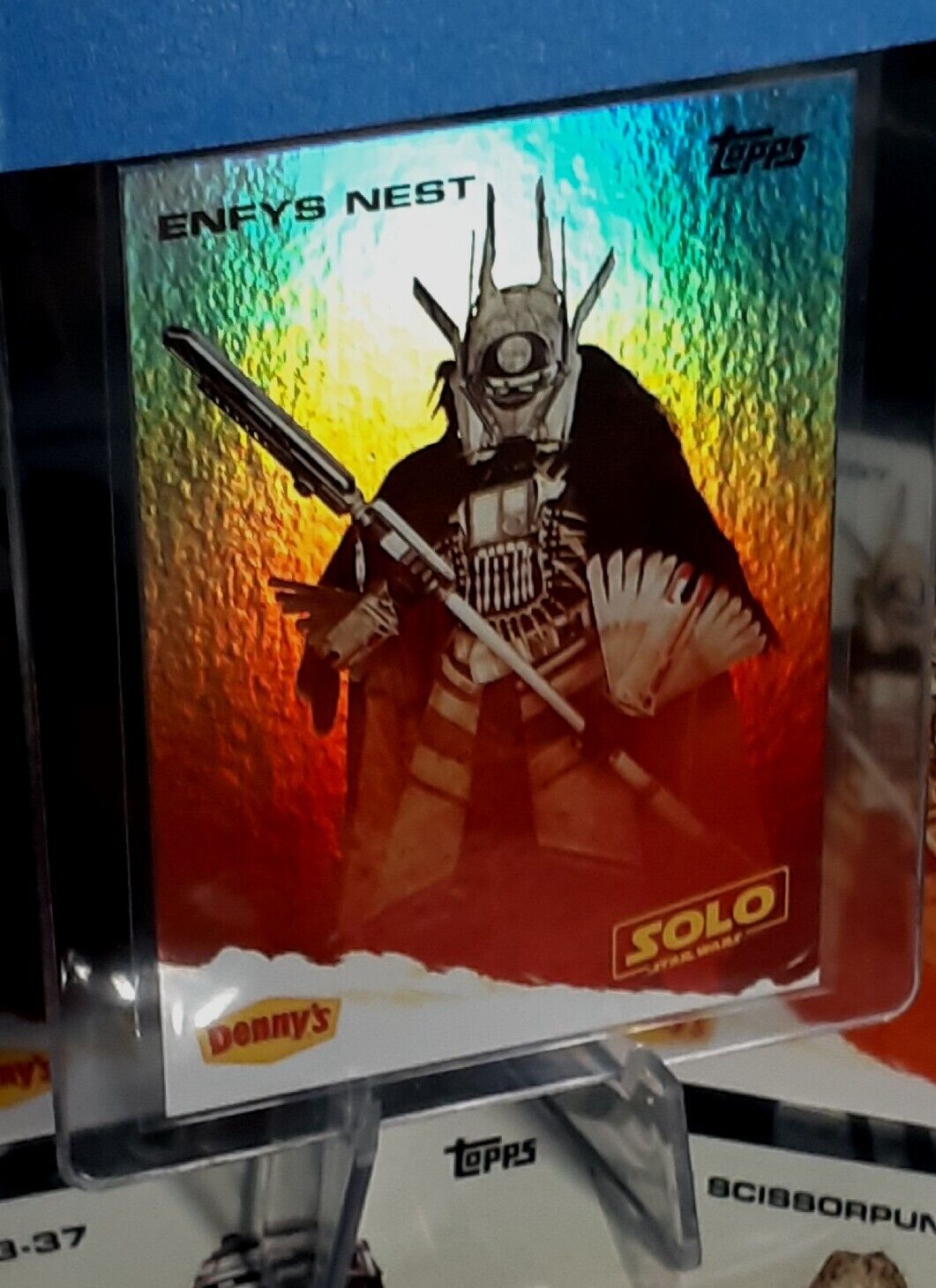 2018 TOPPS DENNY'S SOLO: A STAR WARS STORY ENFYS NEST  FOIL PULLED 5/4 W/ X-TRAS