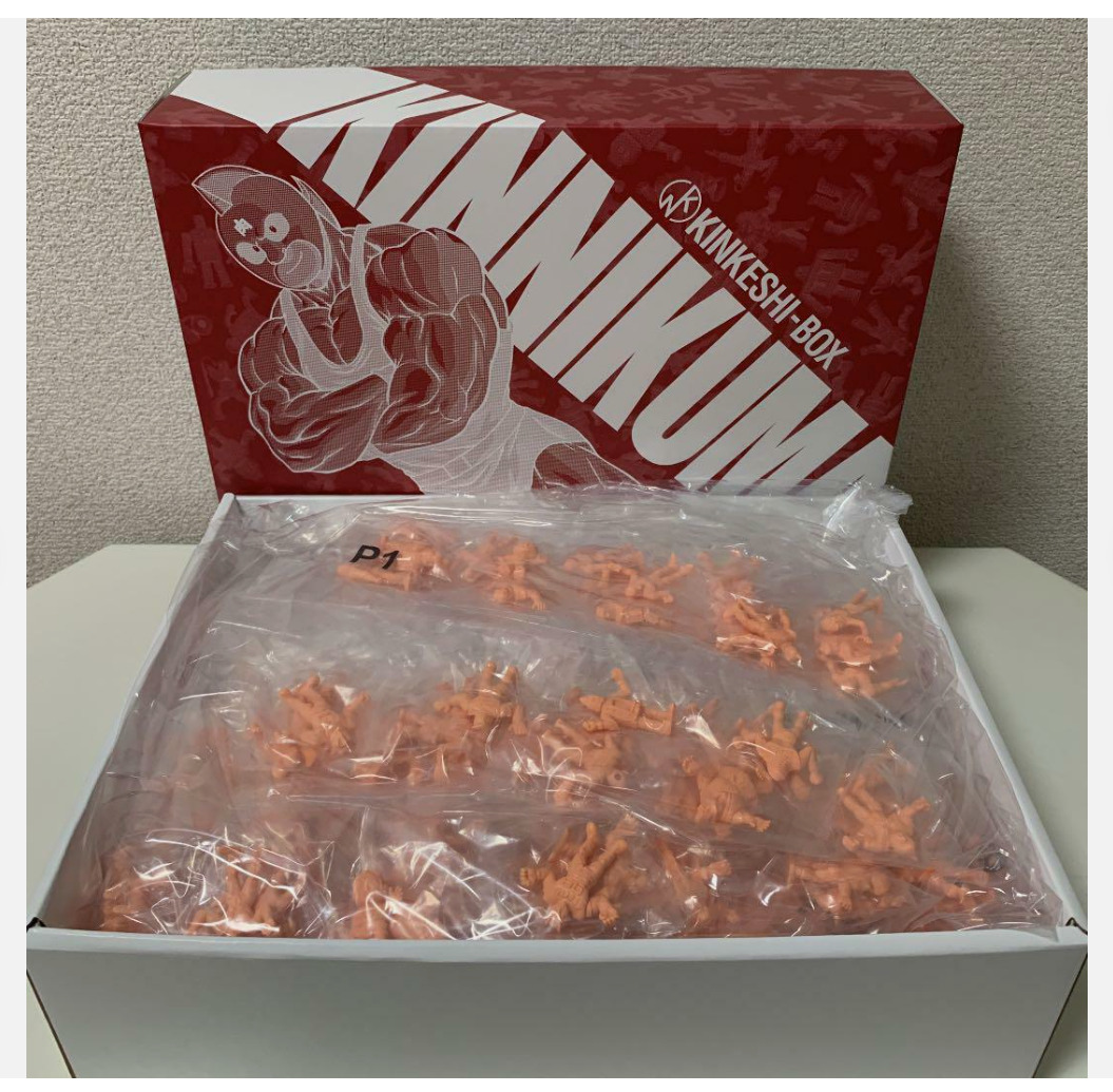Kinnikuman Kinkeshi box 418 pcs Muscles Figure Complete Set No DVD-BOX