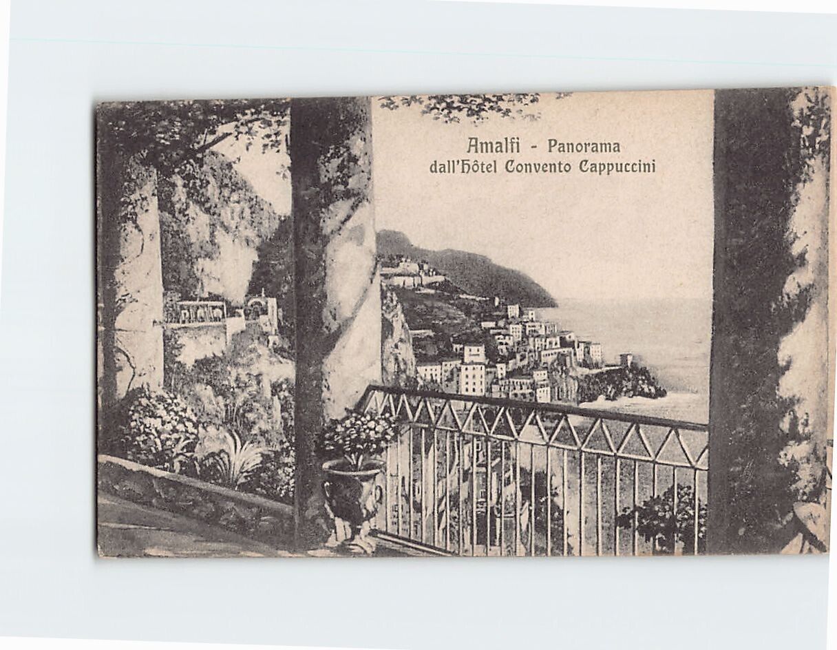 Postcard Panorama Hotel Convento Cappuccini Amalfi Italy