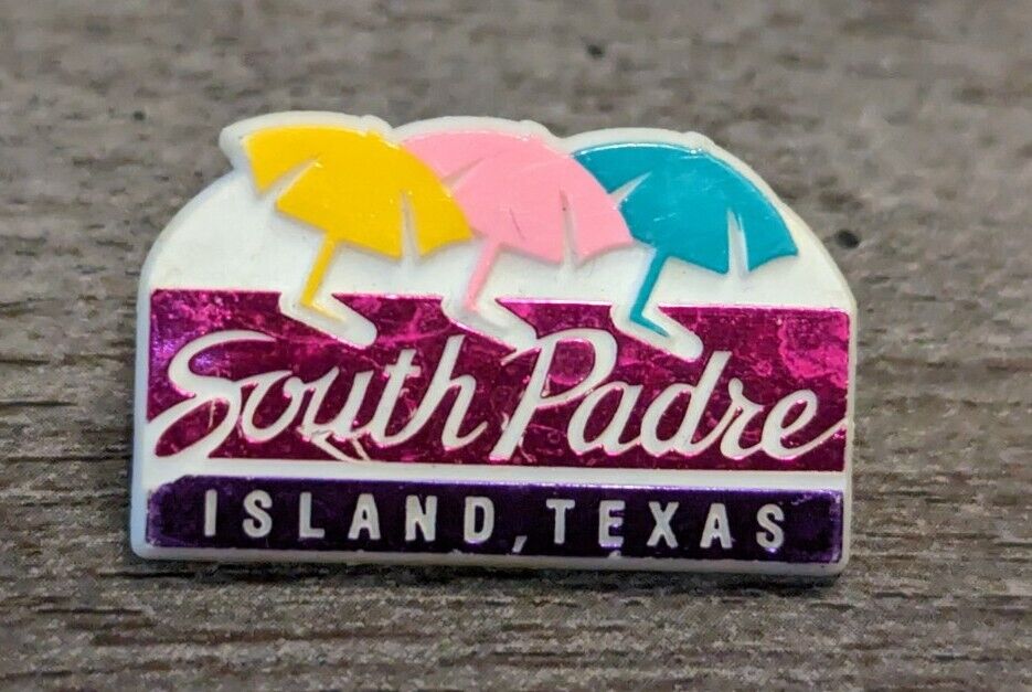 South Padre Island, Texas Resort Town/Barrier Island Travel/Souvenir Lapel Pin