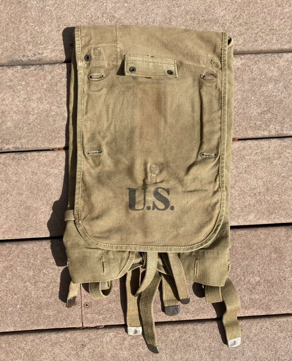 WW2 US Army Military Field Gear Equipment M1928 Pack Backpack Nice 1941  Boyt