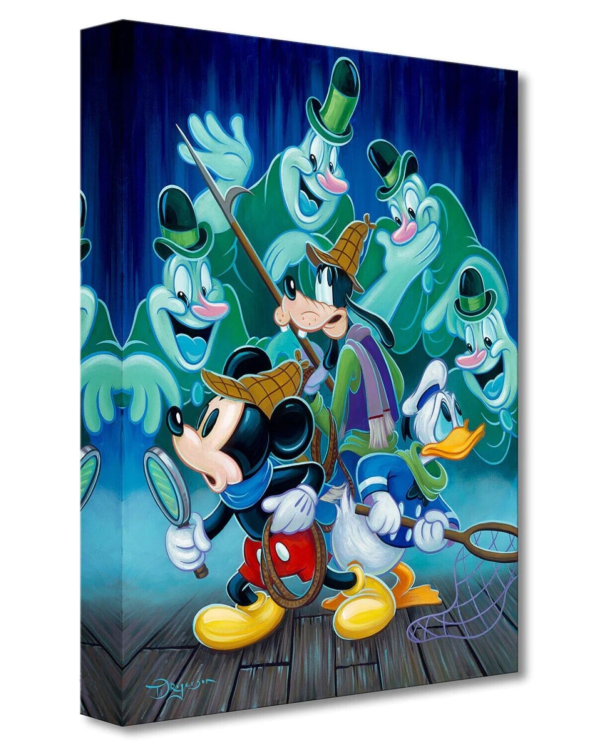 Ghost Chasers - Tim Rogerson-  Treasure On Canvas Disney Fine Art Mickey