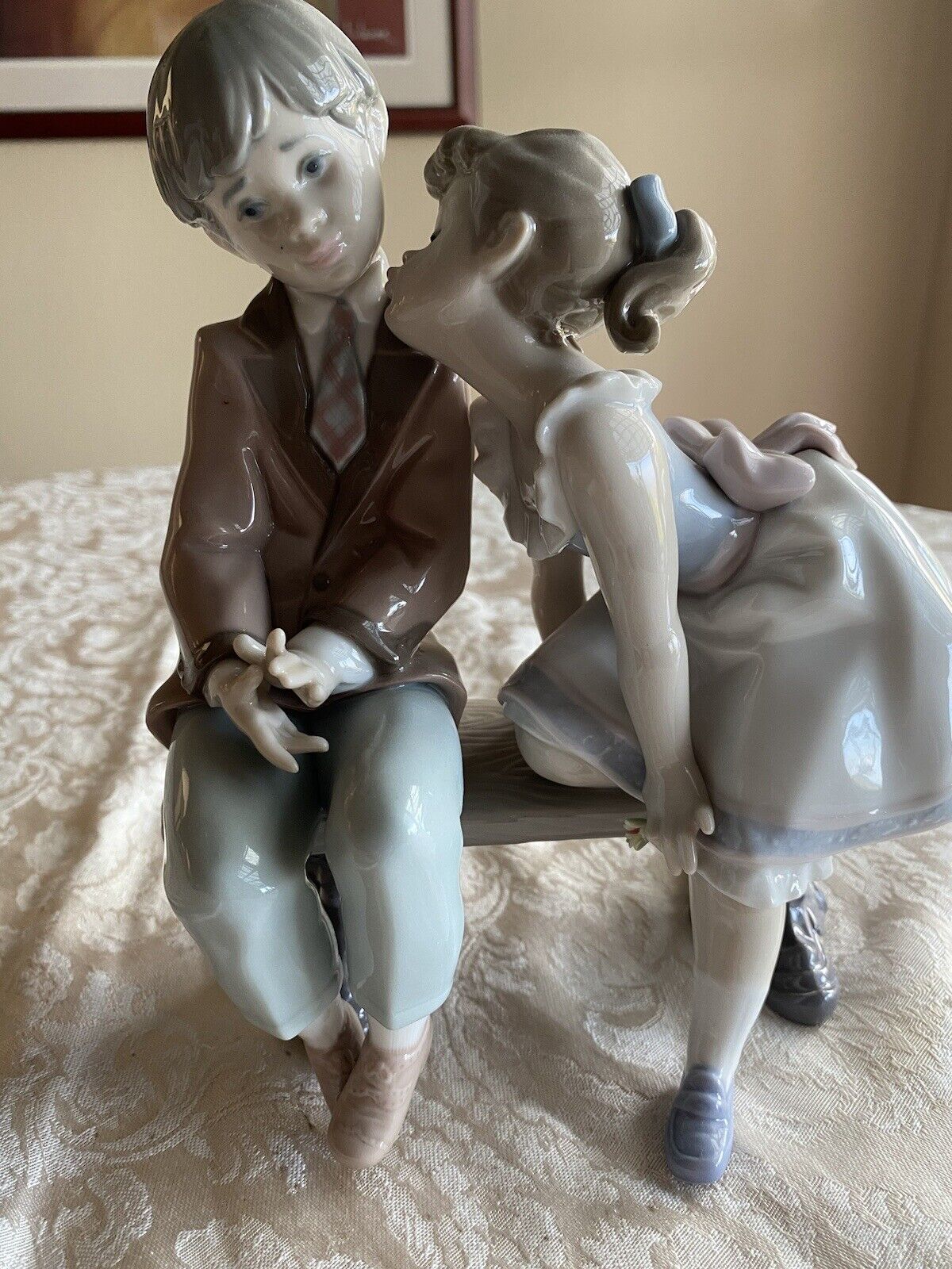 RETIRED 1995 ‘TEN AND GROWING LLADRO’ PORCELAIN FIGURINE- Item#01007635