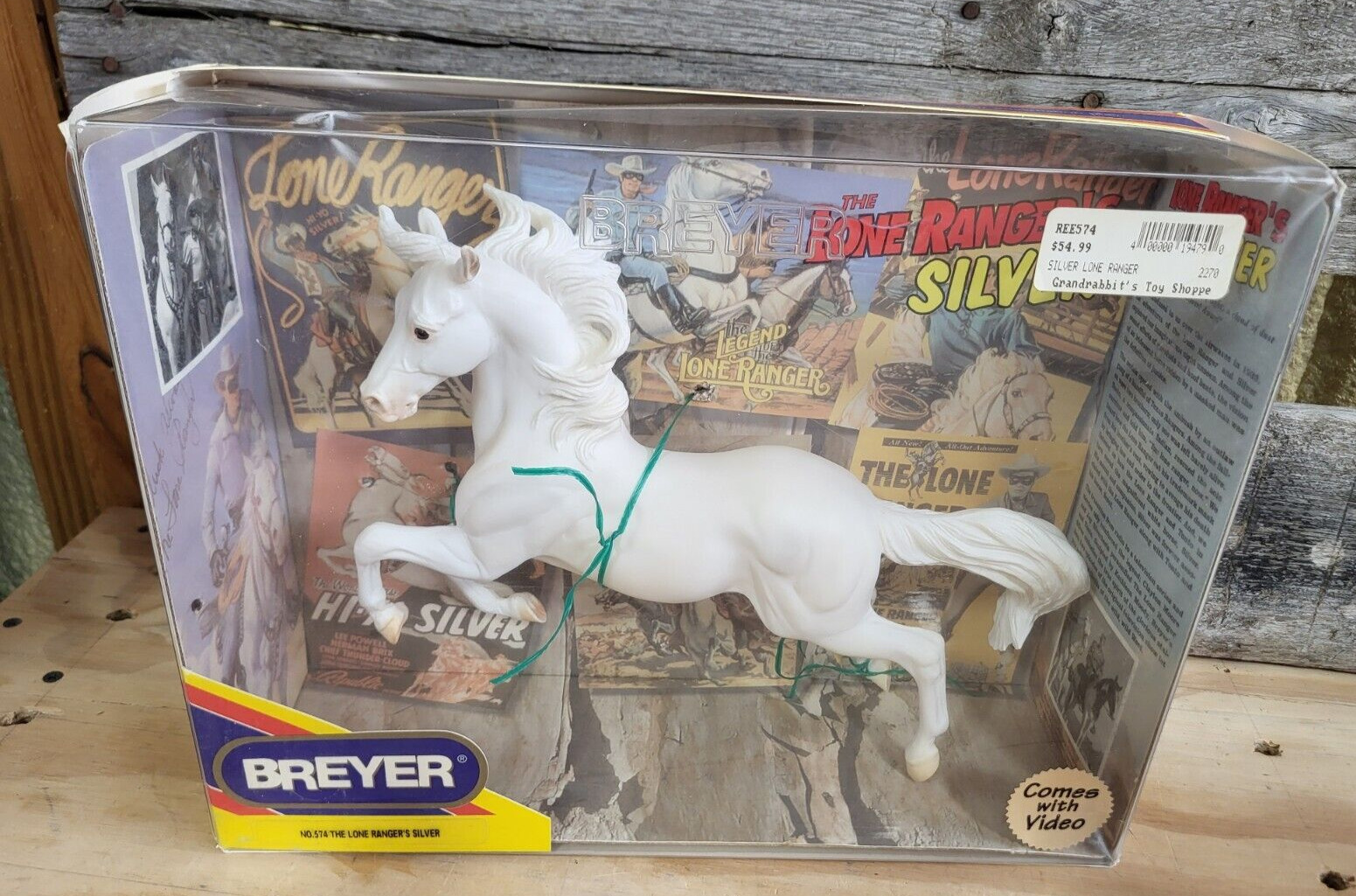 Breyer The Lone Ranger\'s Silver Horse -  #574 - In Original Box  - *No VHS