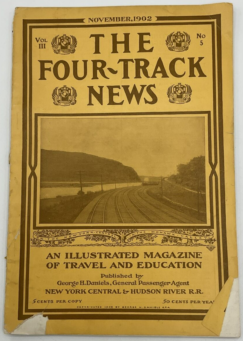 Antique November 1902  Vol. III The Four-Track News Illustrated Magazine Travel