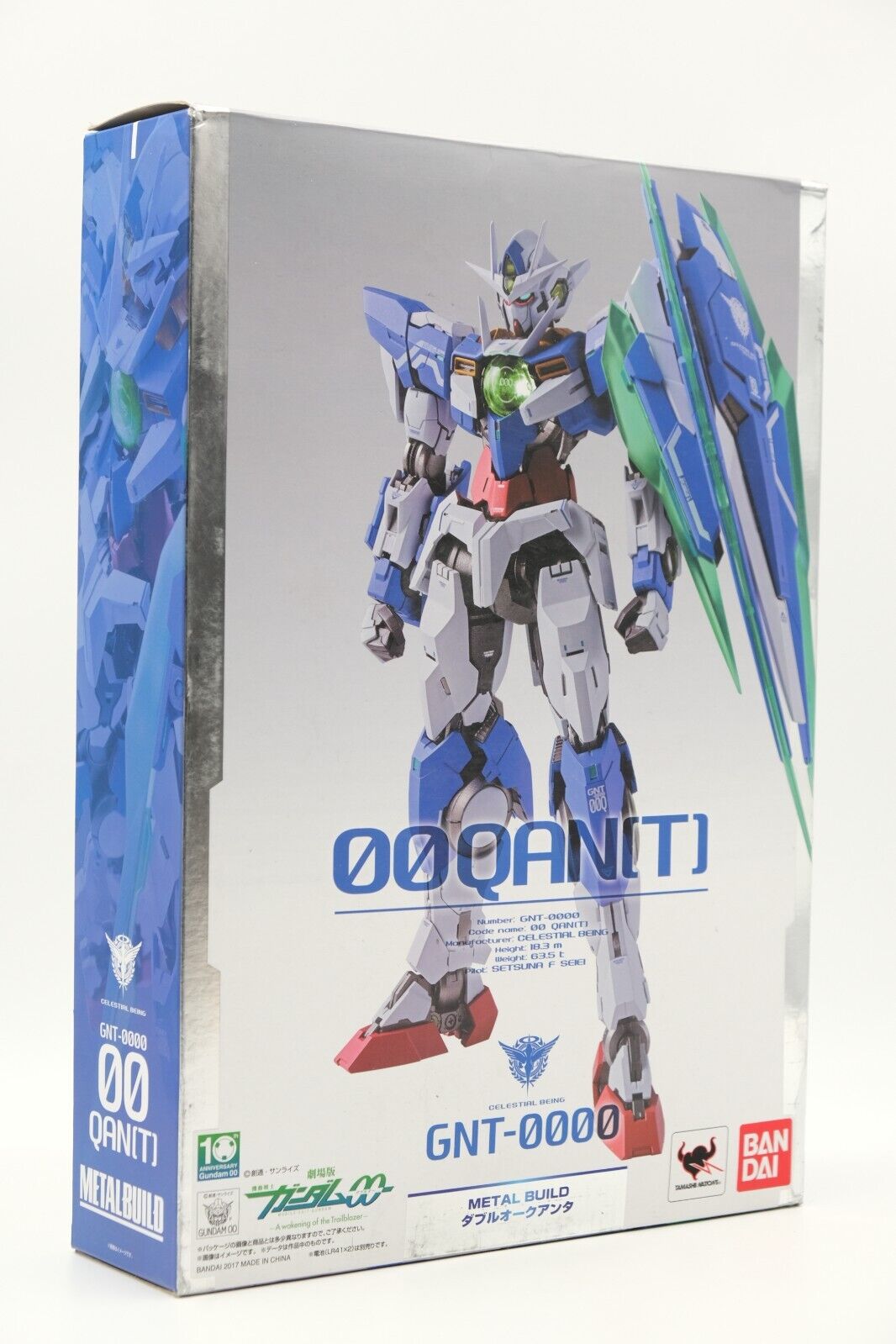 Open Box Bandai METAL BUILD Mobile Suit Gundam GNT-0000 00 Qan[T]