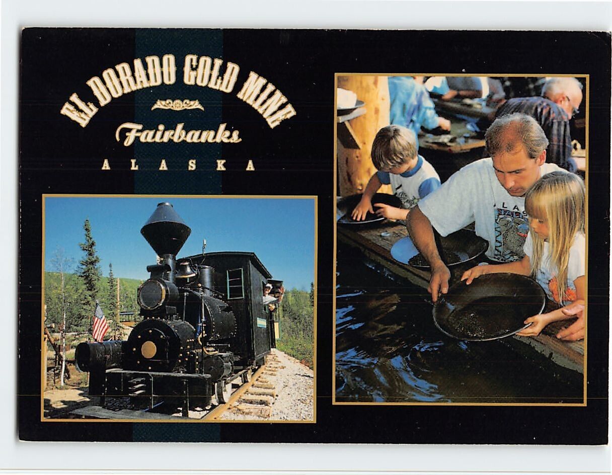 Postcard Fairbanks Alaska USA