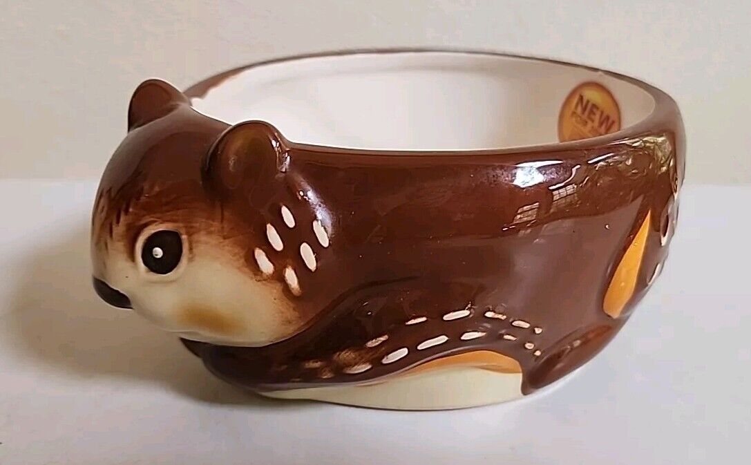 Better Homes And Gardens Squirrel Dish Bowl Planter Decor 5\