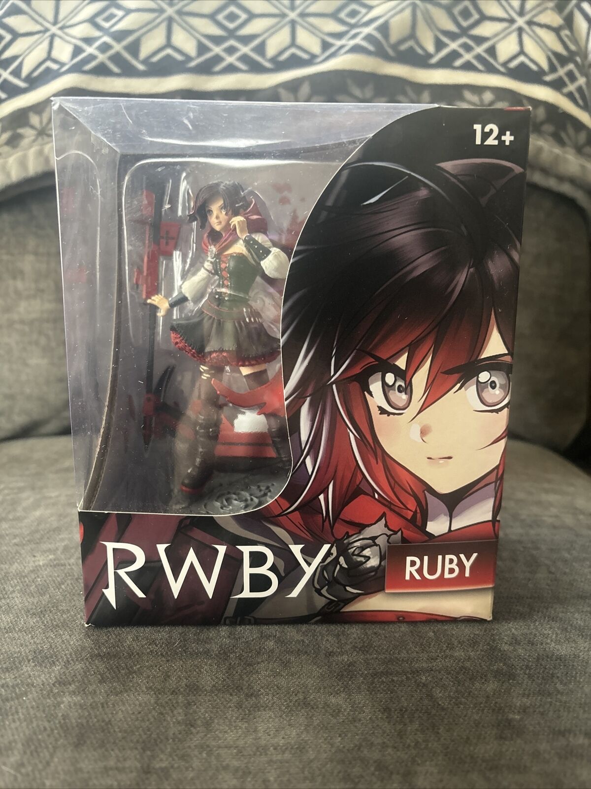 RWBY Figure - Series 4 Ruby Rose -Official McFarlane Toys -USED BUT NEVER OPENED