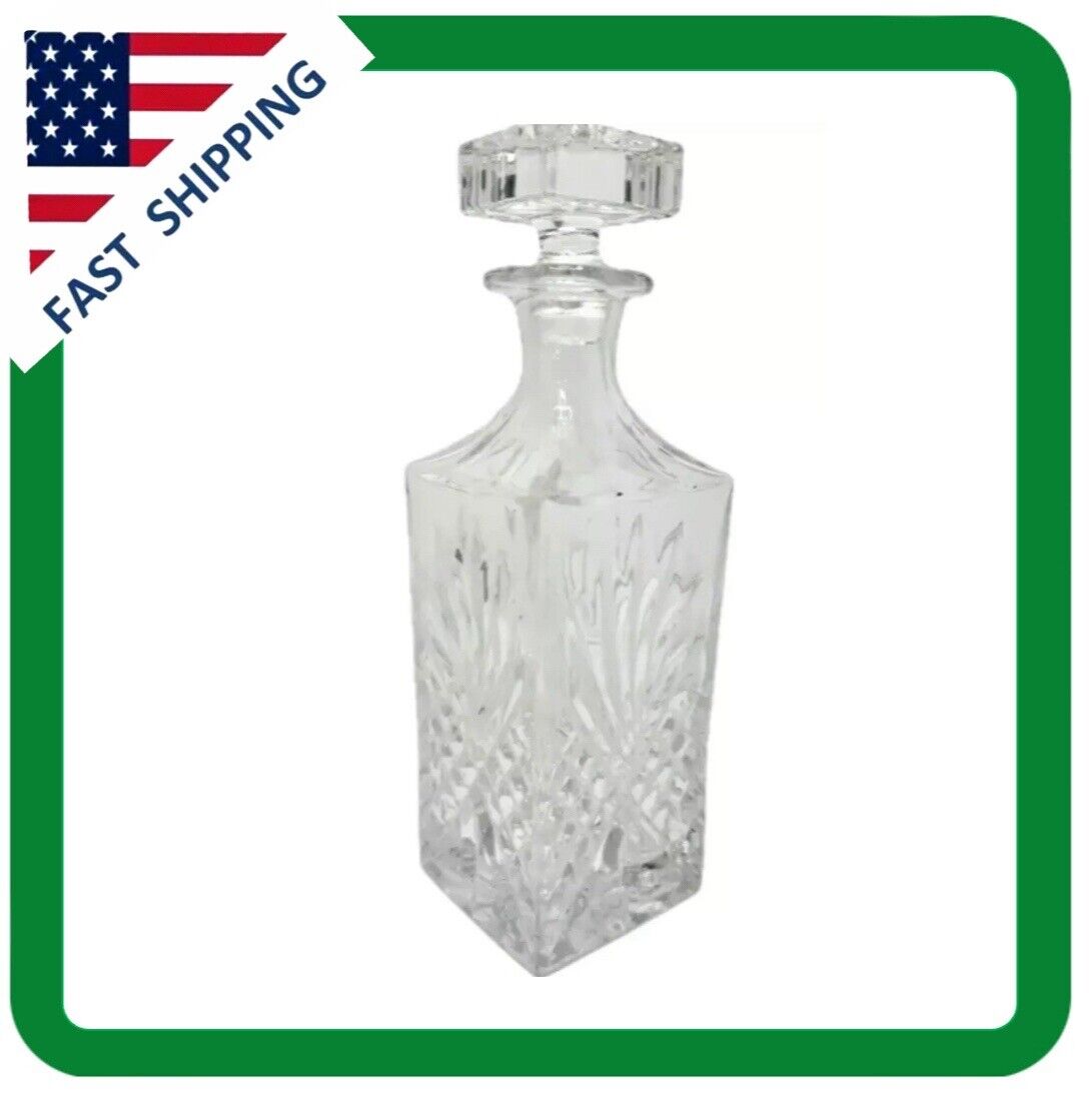Crystal Whiskey Decanter - Dublin Collection 750 ml See Pics For Wear