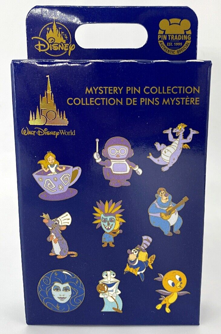 Disney Parks WDW 50th Anniversary Mystery Pin Collection Box Sealed Blind - NEW