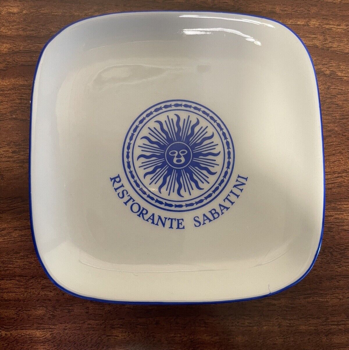 Vintage Ristorante Sabatini Tip Plate By Richard Ginori Italy 5\