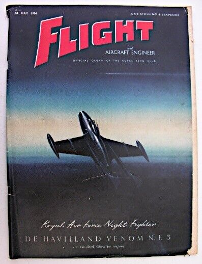 FLIGHT MAGAZINE 28 May 1954 Boeing Stratotanker Cody Biplane Turbulence Cu-Nim