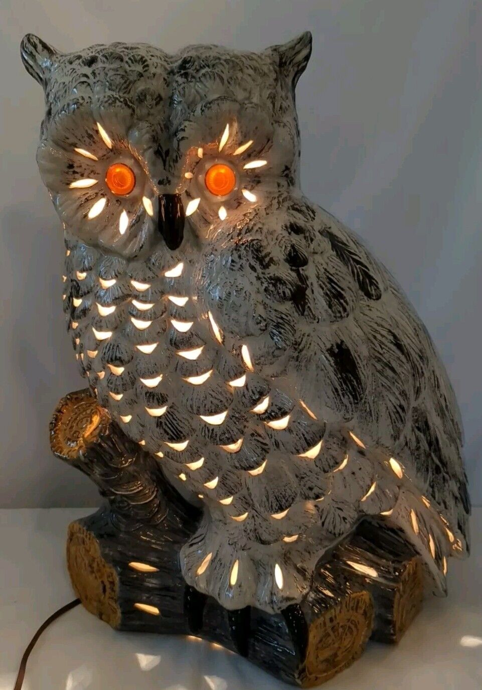 Vintage Atlantic Mold #72 Snowy Owl,White Owl 20.5