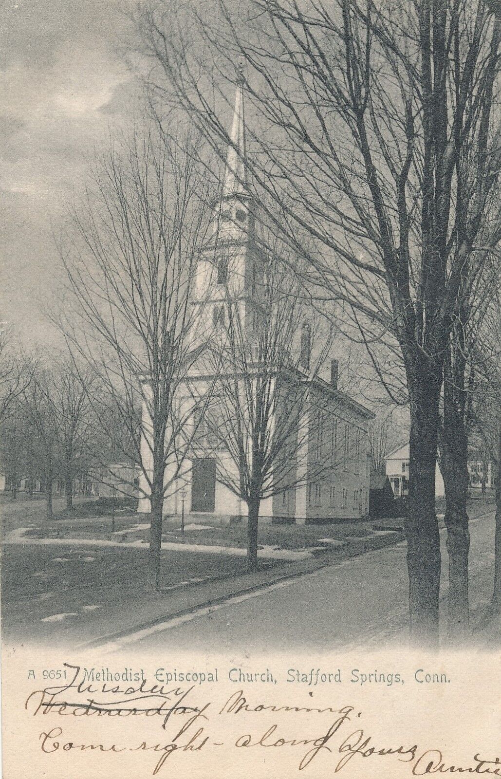 STAFFORD SPRINGS CT – Methodist Episcopal Church – udb – 1906