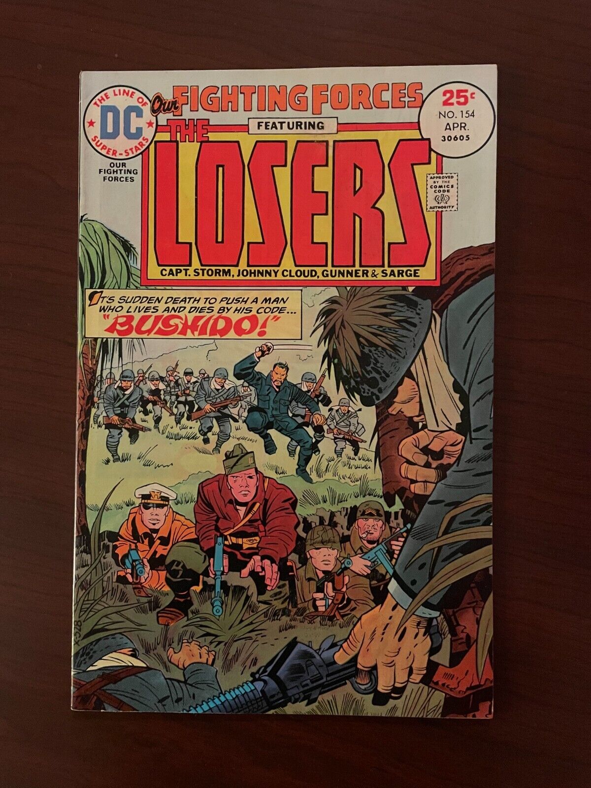 Our Fighting Forces #154 (DC 1975) Losers Jack Kirby World War II 8.0 VF
