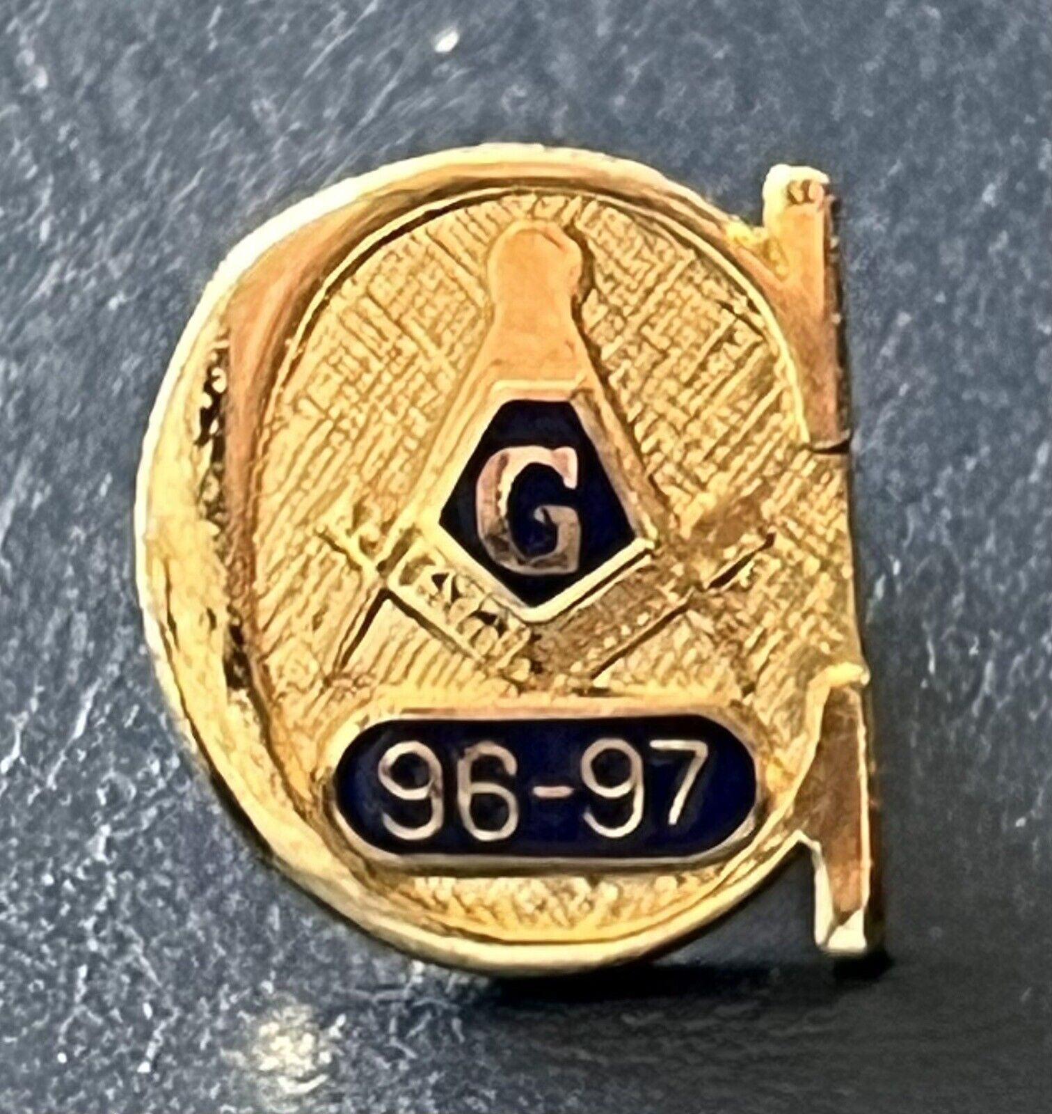 Vintage Masonic Blue Lodge Pin 1996 - 1997 (T29)