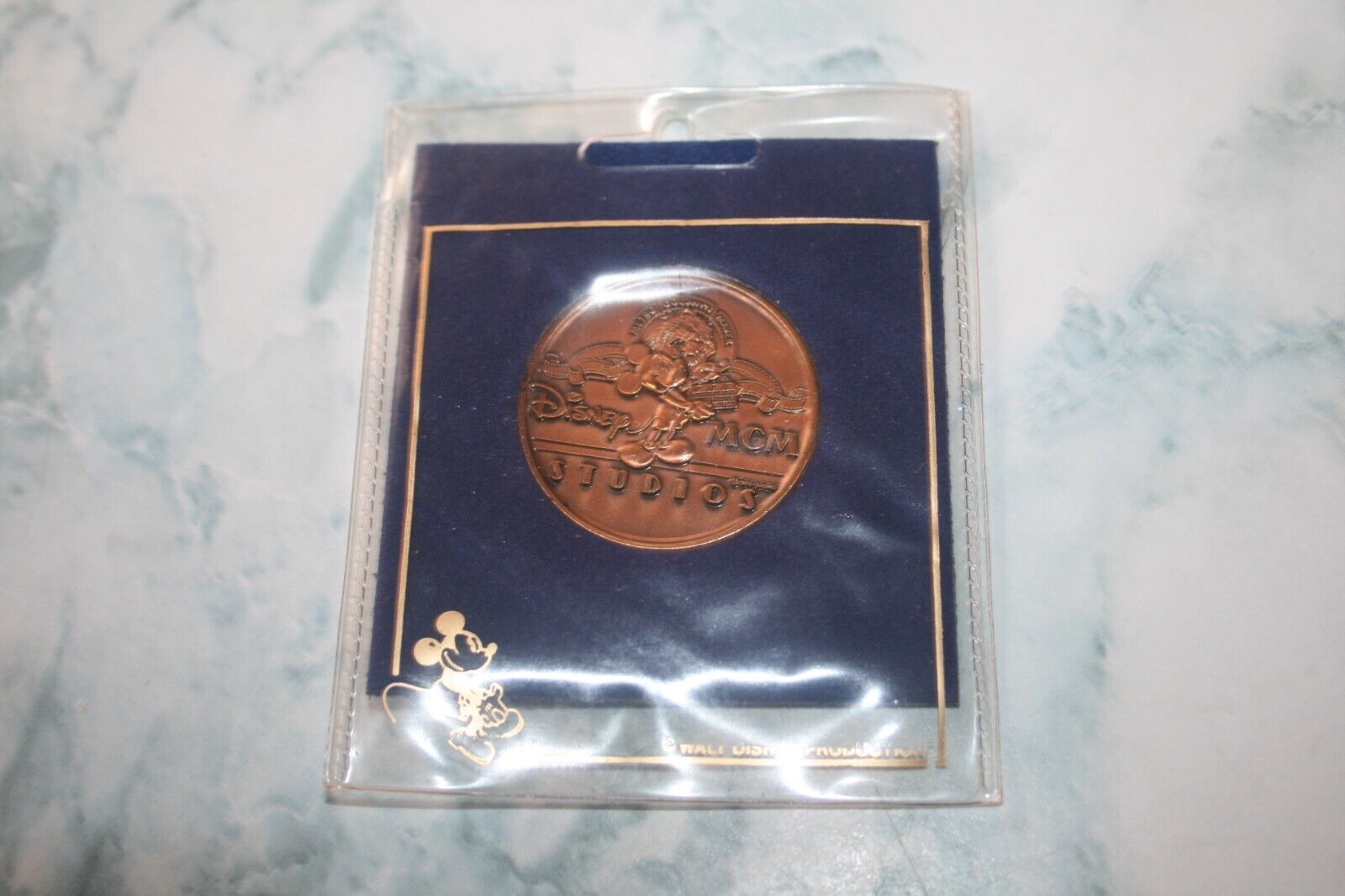 Vintage 1989 Disney MGM Studios Bronze ‘Opening Spring’  Medallion Coin