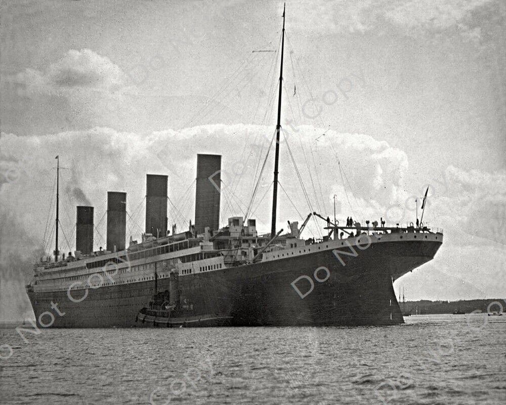 8x10 RMS Titanic GLOSSY PHOTO photograph picture 1912 ship boat white star line