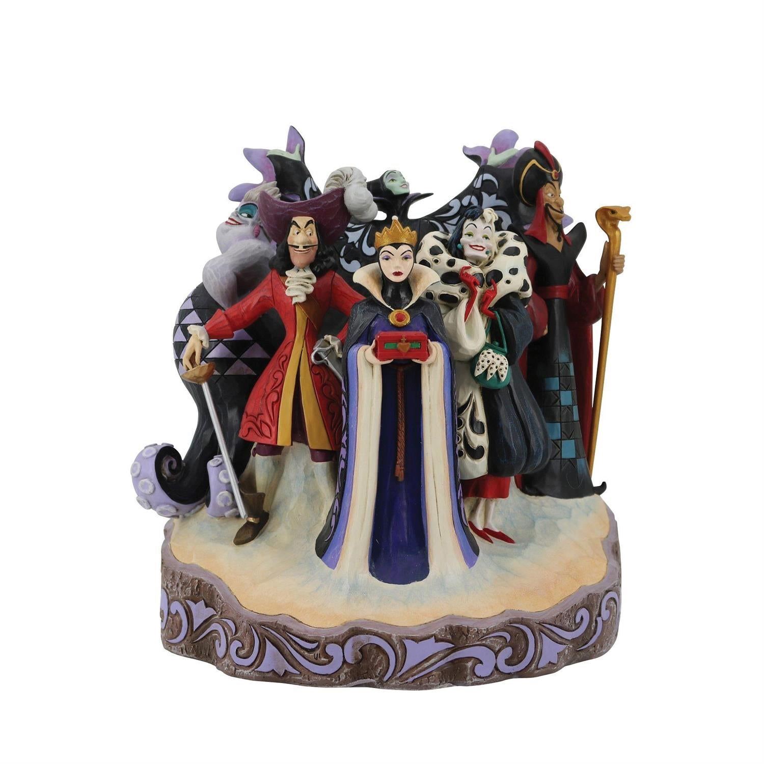 Jim Shore Disney Traditions Villains Carved by Heart Figurine 6010880
