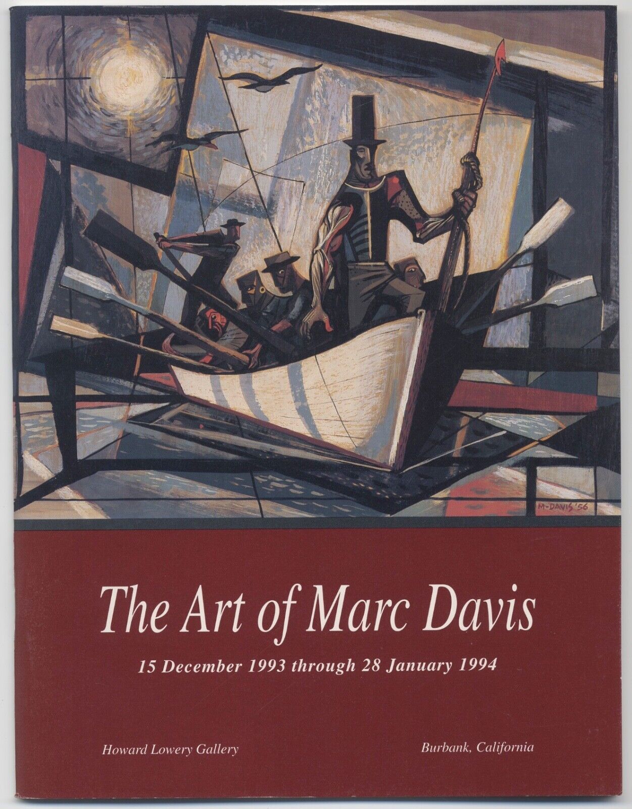 THE ART OF MARC DAVIS Catalog of 1994 Exhibit of Great Disney Artist's Paintings