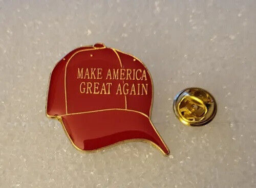 Trump 2024 MAGA Red Hat lapel pin