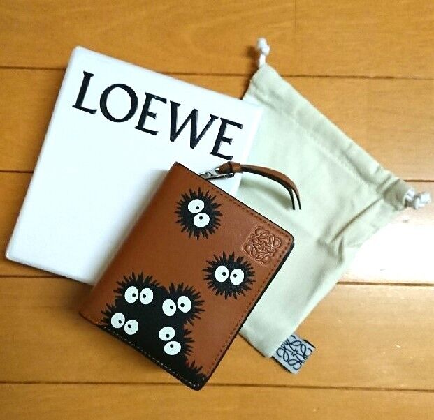LOEWE x Studio Ghibli Spirited Away Susuwatari Bifold Folding Wallet [Mint]