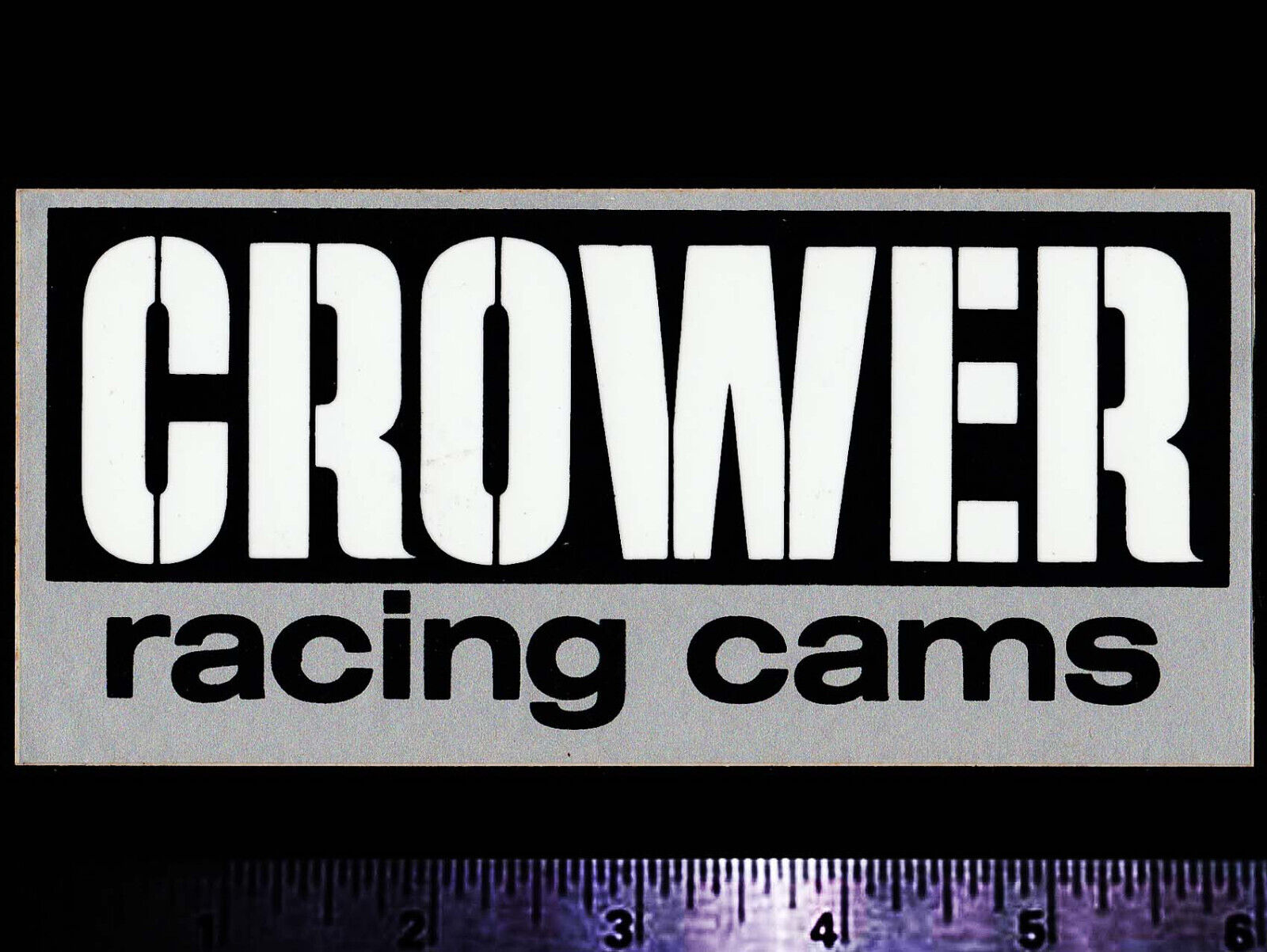 CROWER Racing Cams - Original Vintage 1970\'s Racing Decal/Sticker