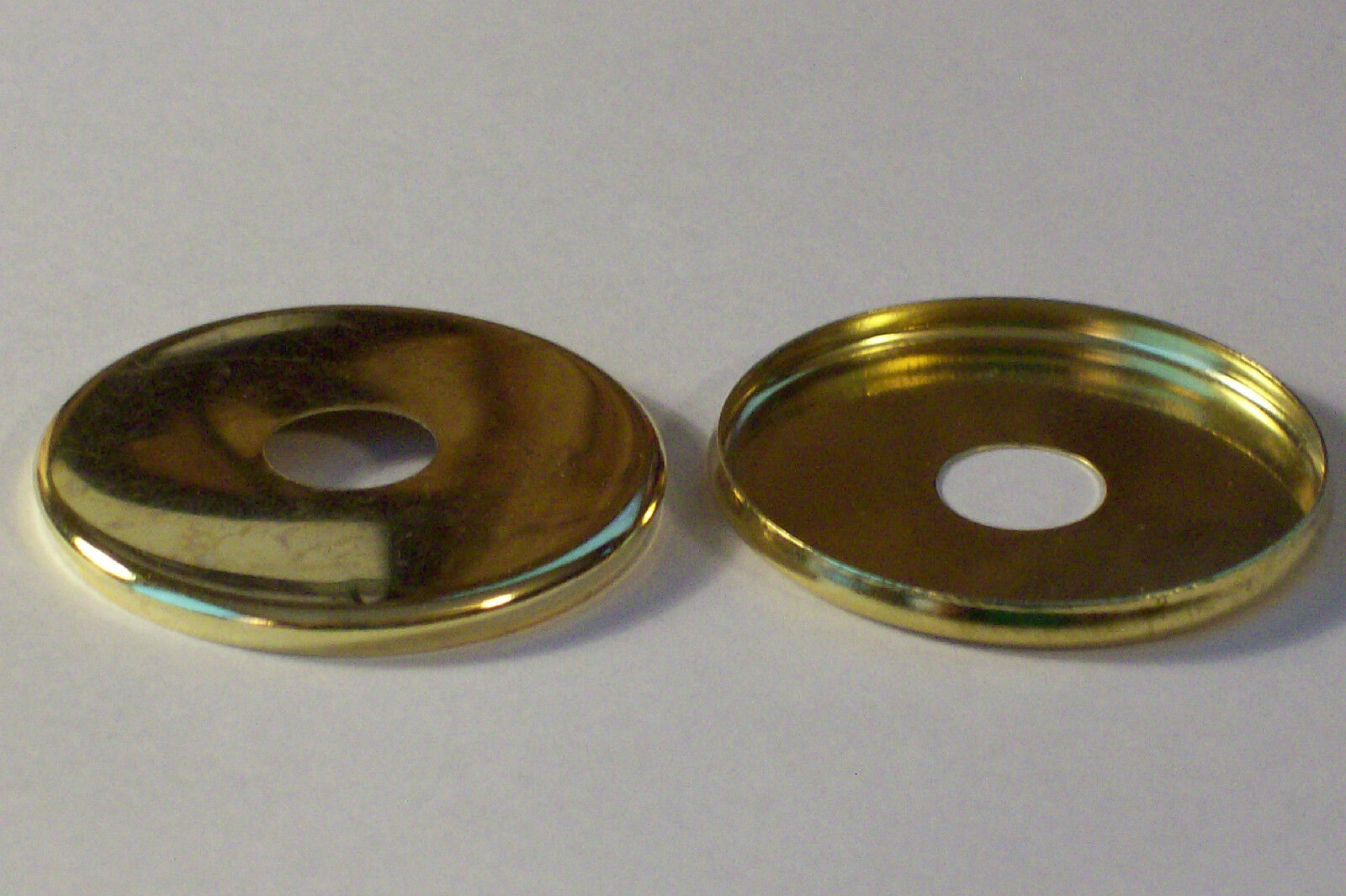 SET OF 2 BRASS PLATED 1 1/2\