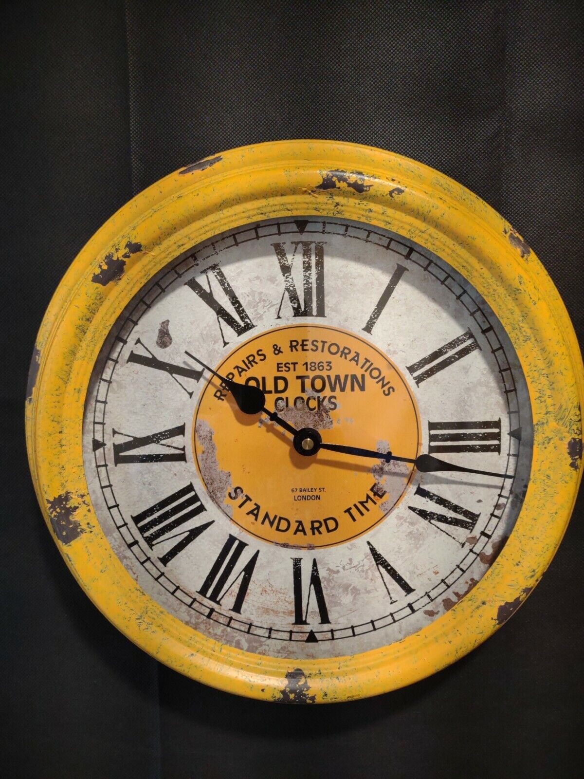 OLD TOWN Repairs & Restorations Established 1863 New Vintage style metal clock