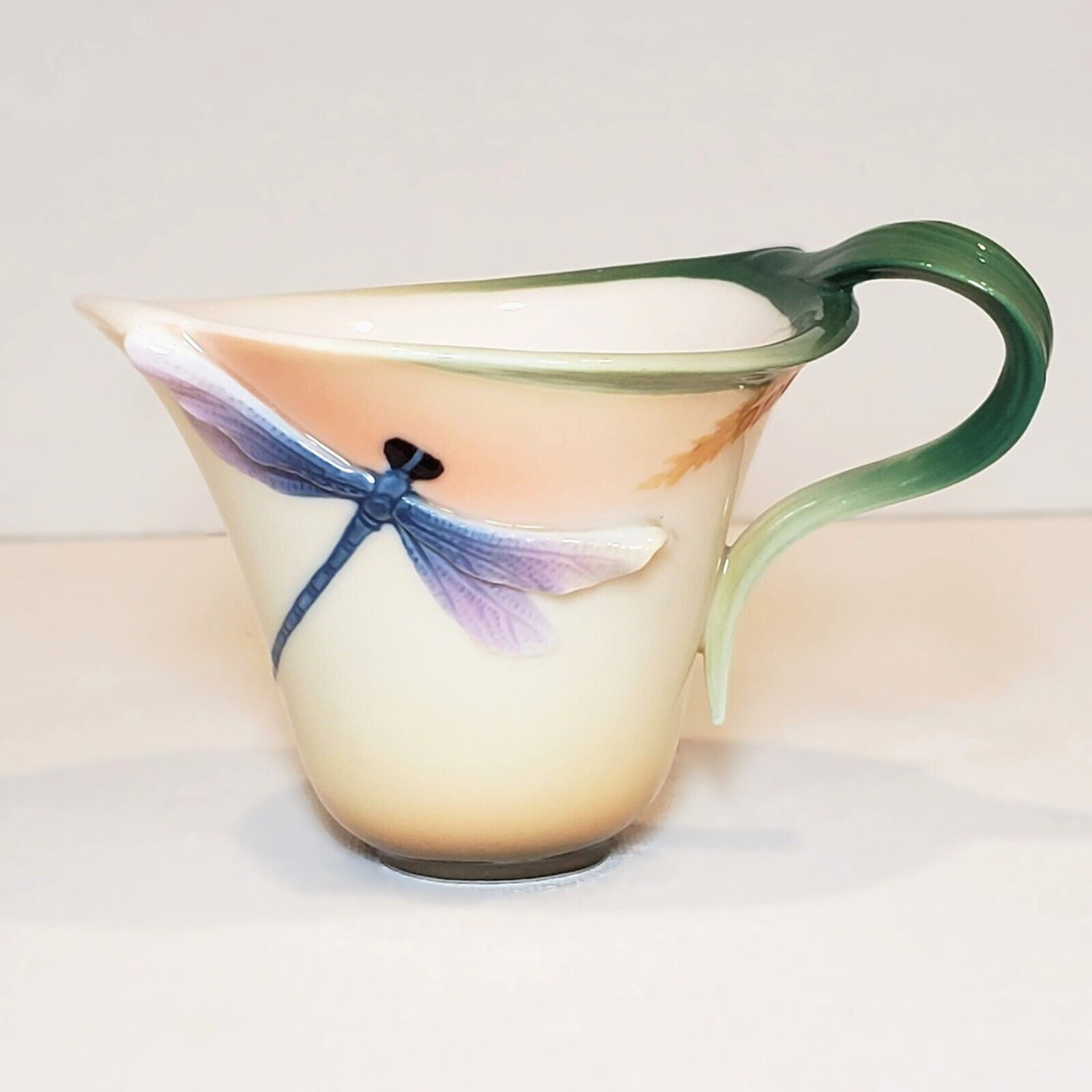 Franz Collection Porcelain Dragonfly Tea Cup Only Retired FZ00212