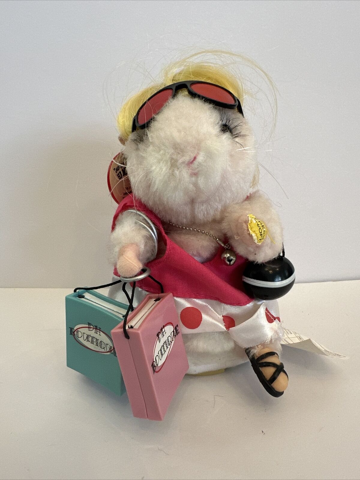 Gemmy Macy Hamster Animated Dancing Singing What a Girl Wants Works 2003