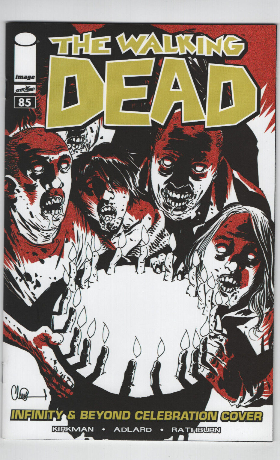 Walking Dead #85 Cake Cover Variant Kirkman Zombies Horror Image Comics 2011