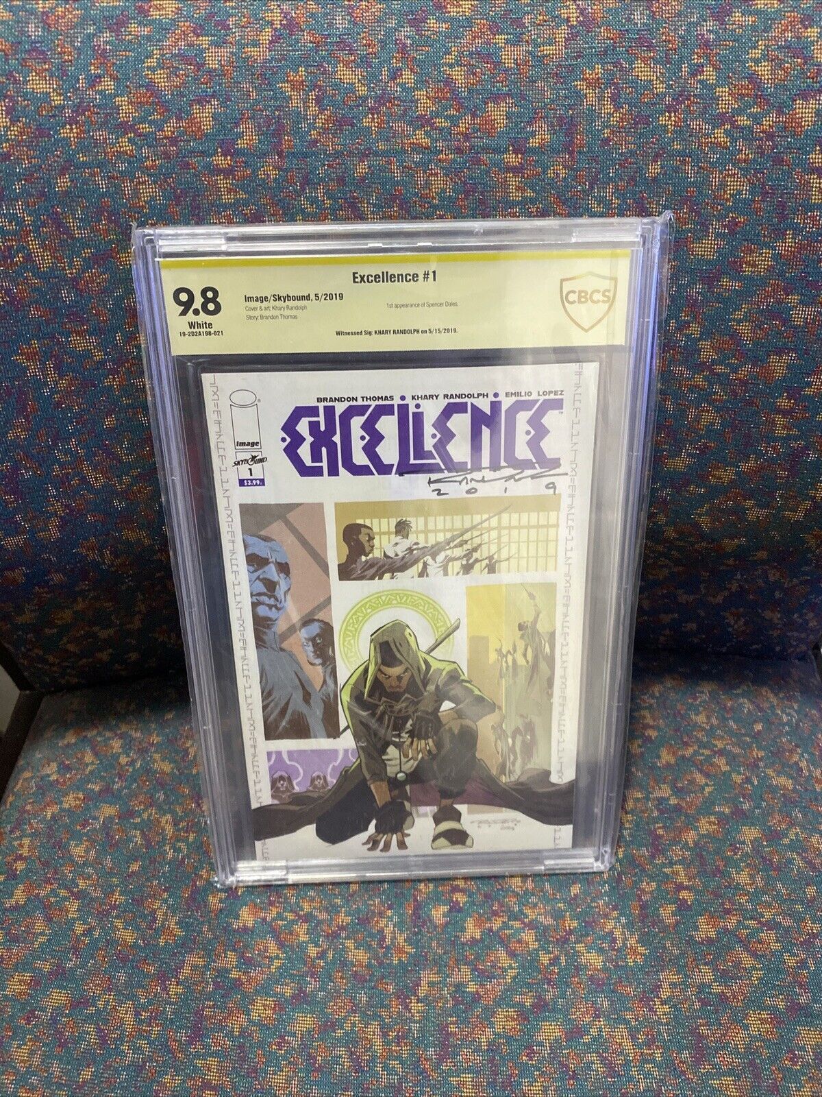 Excellence #1 Image Comics Graded 9.8 CBCS Signed by Khary Randolph(artist) Rare