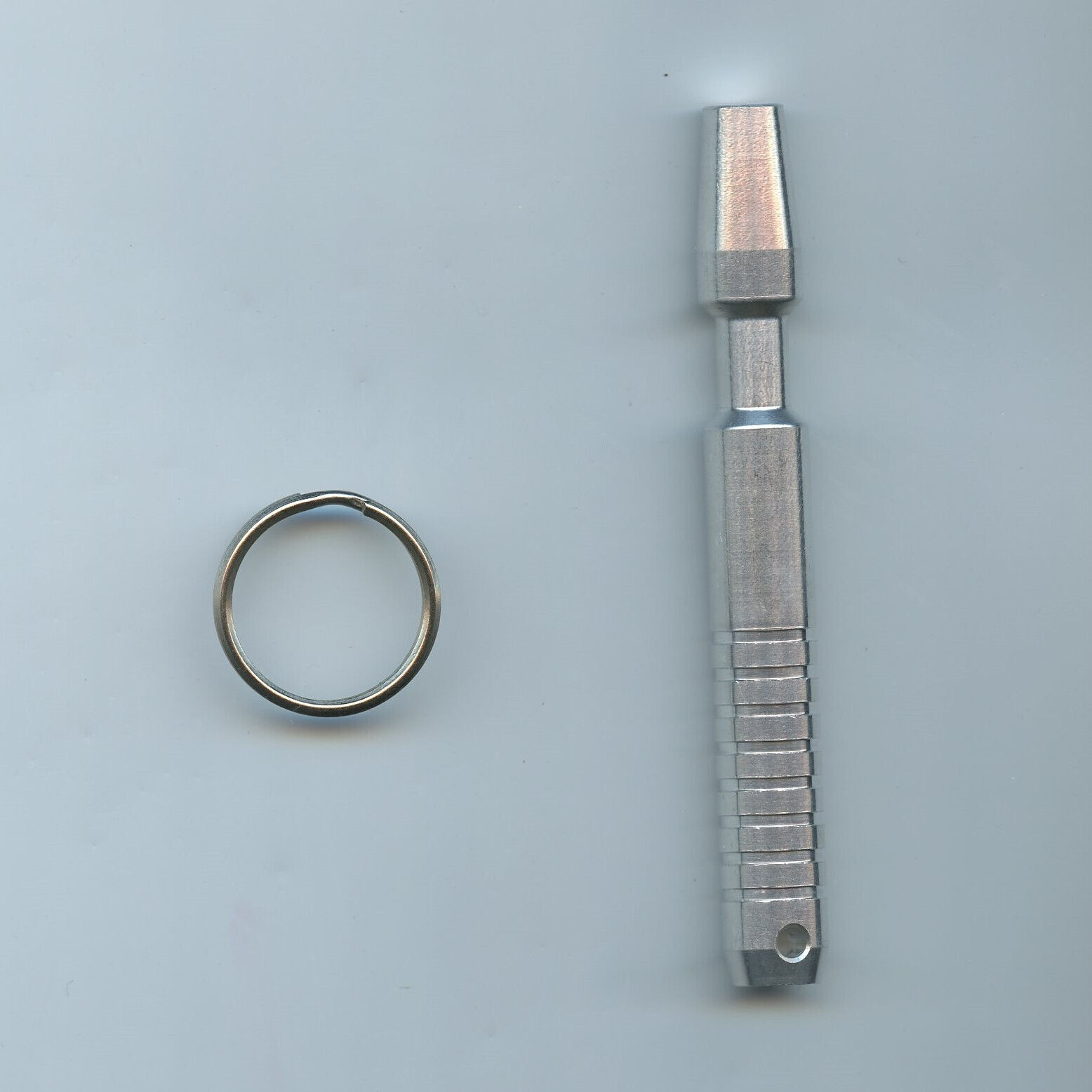 The Custom Saber Shop MHS Mini Lightsaber Hilt Keychain 3 in long metal