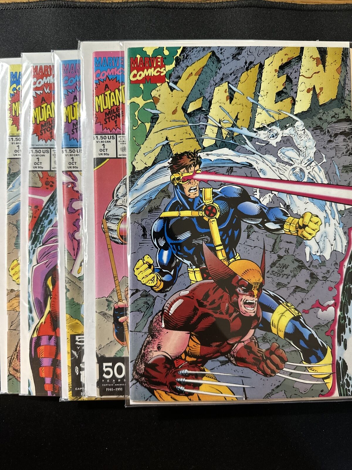 X-Men #1 1991 All 5 Cover A B C D E Marvel Comics 1st Print Modern Age VF/NM