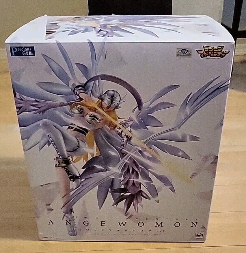 Digimon Angewomon Holy Arrow Precious G.E.M. MegaHouse Statue. New, Open Box, US