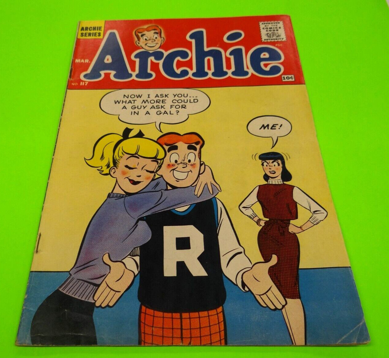 Archie #117 VG+ Betty and Veronica 1961 Silver Age Teen Comic Book