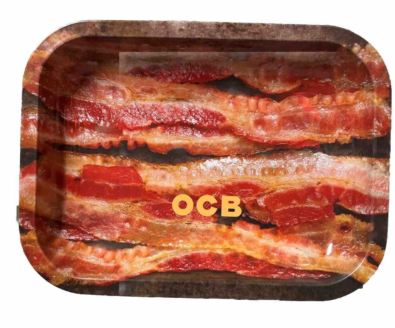 OCB Limited Edition Metal Rolling Tray - Bacon / 7.5\
