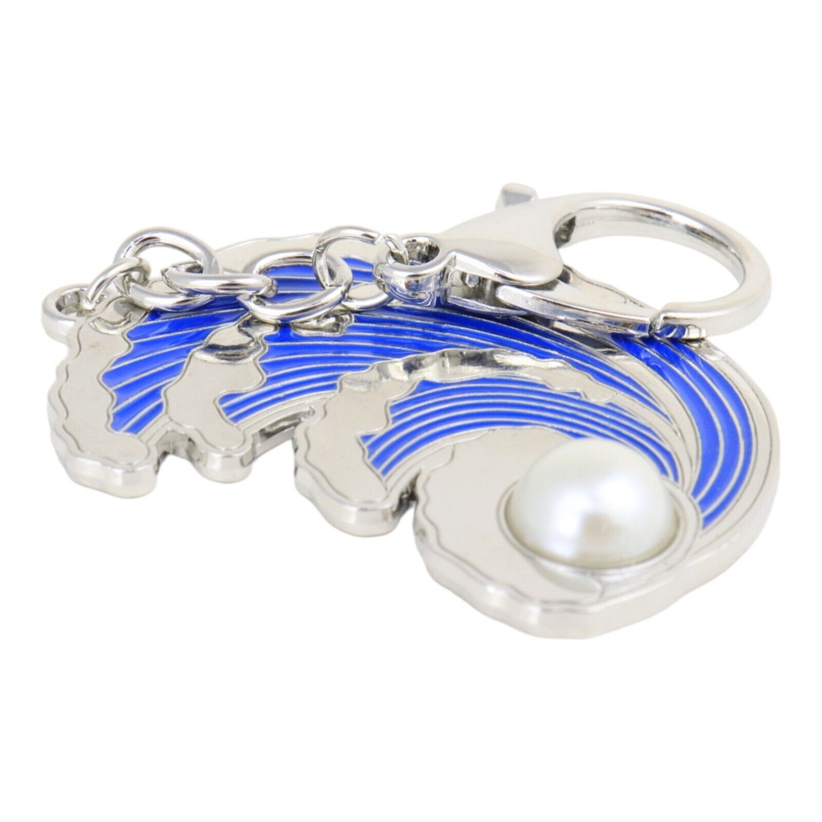 2024 Feng Shui Water Wave w/ Pearl Amulet Keychain