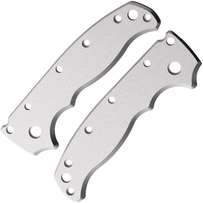 August Engineering AE-1201 Classic Silver Aluminum Knife Scales for Demko AD20.5